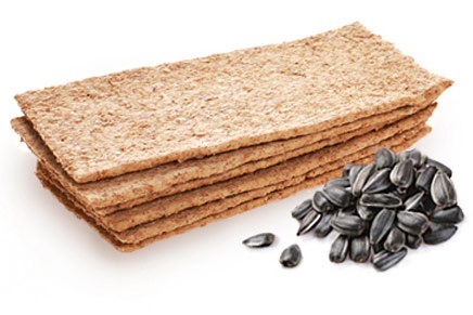 Хлебцы с семечками подсолнуха