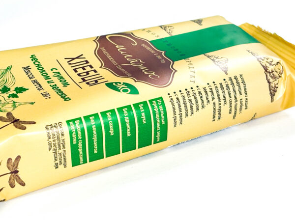 Хлебцы с луком и чесноком