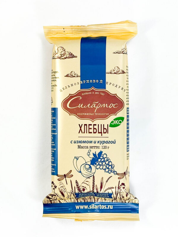 Хлебцы с курагой и изюмом