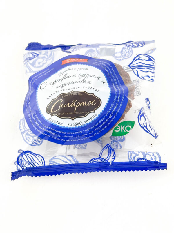 Кекс с черносливом и грецким орехом