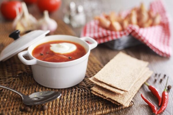 Хлебцы с аджикой